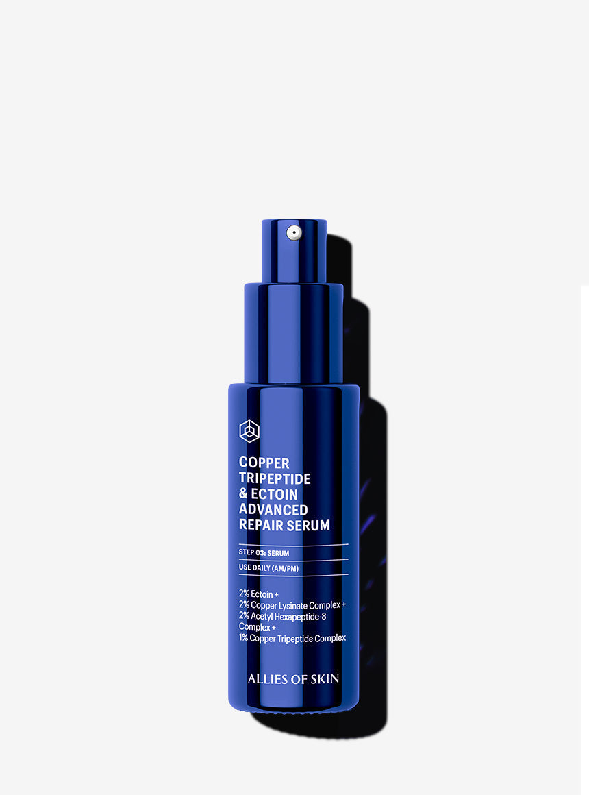 Copper Tripeptide & Ectoin Advanced Repair Serum Allies of Skin. The M-ethod Aesthetics. Worldwide Delivery.