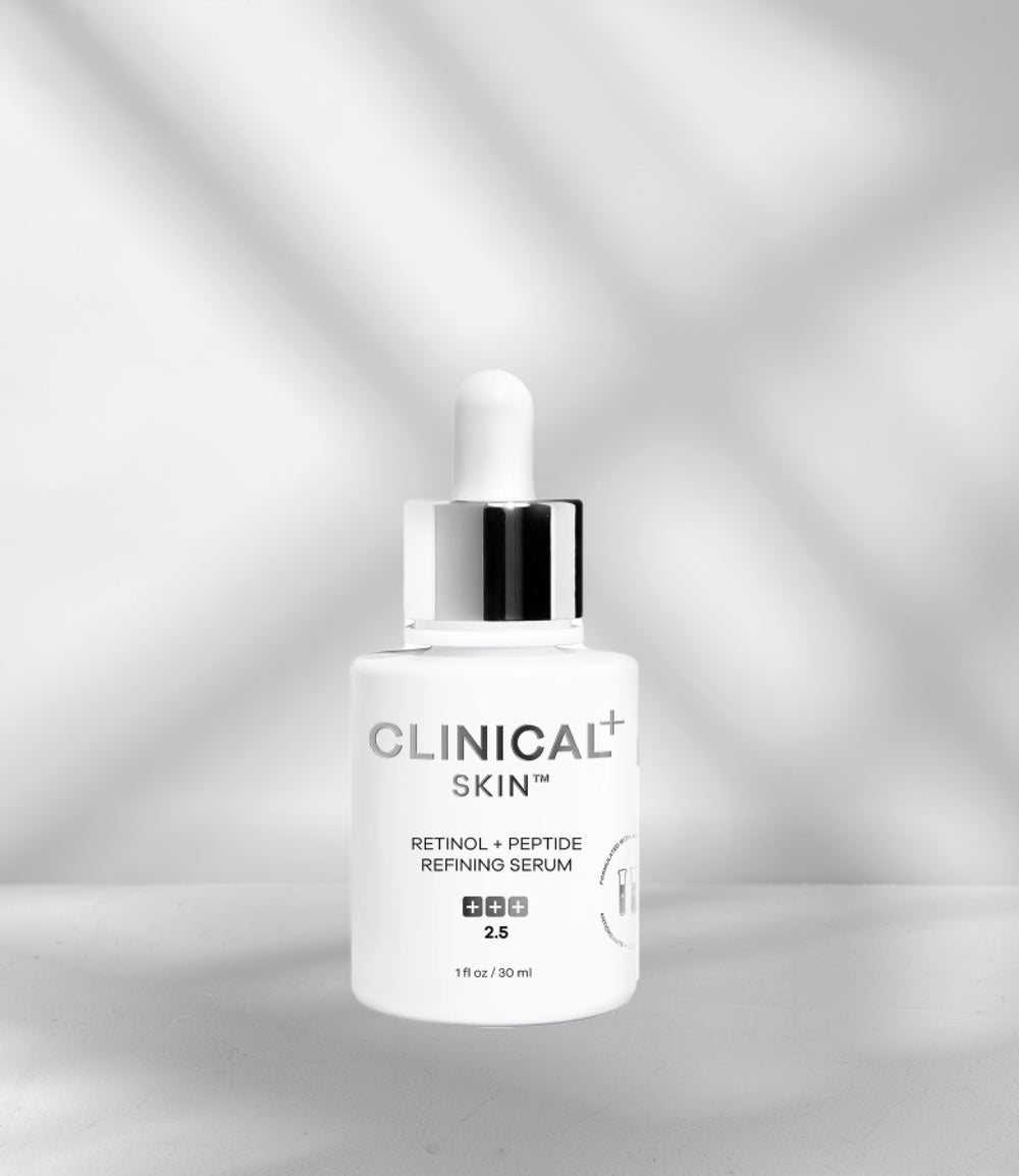 Retinol + Peptide Refining Serum. Clinical Skin. Worldwide international shipping. Official stockist. The M-ethod Aesthetics.