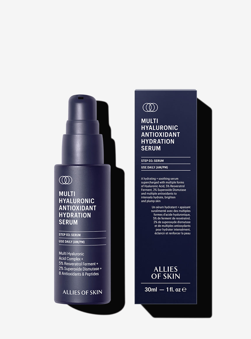 Multi Hyaluronic Antioxidant Hydration Serum Allies of Skin. The M-ethod Aesthetics. Worldwide Delivery.