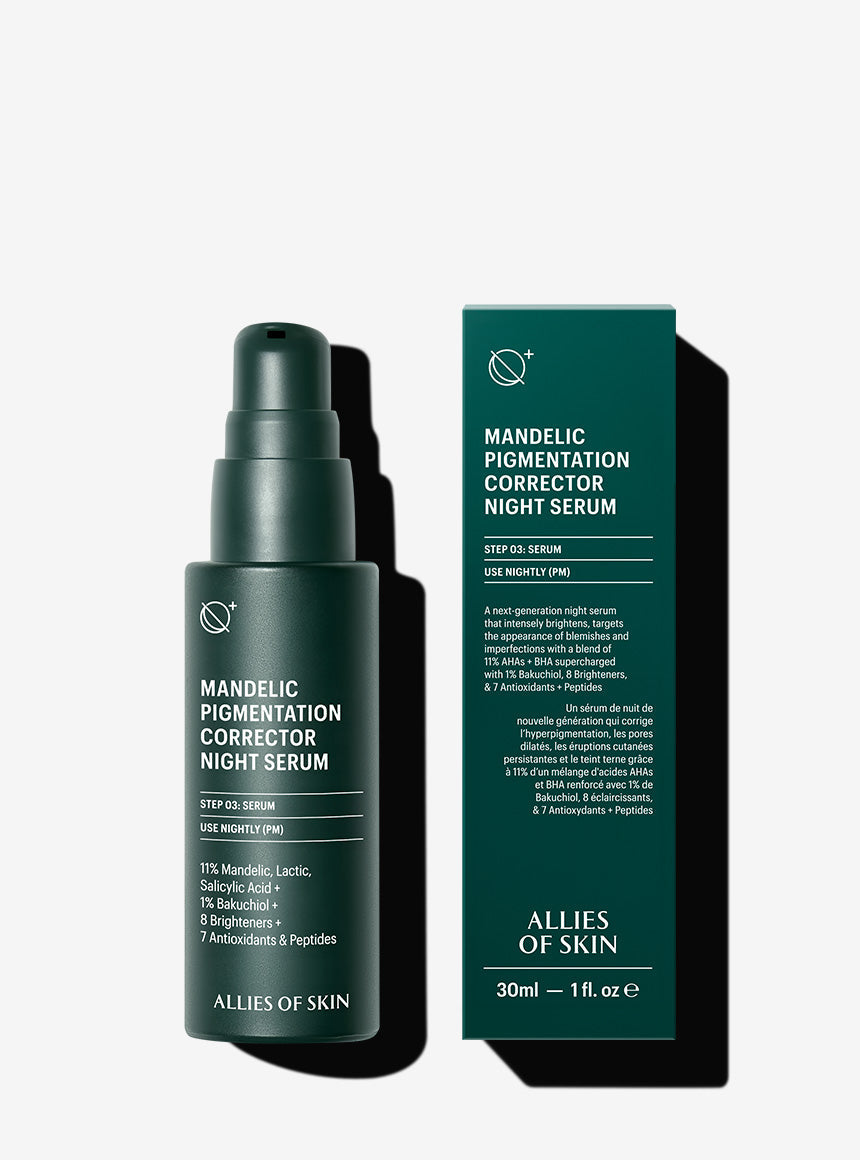 Mandelic Pigmentation Corrector Night Serum. Allies of Skin. The M-ethod Aesthetics. Worldwide Delivery.