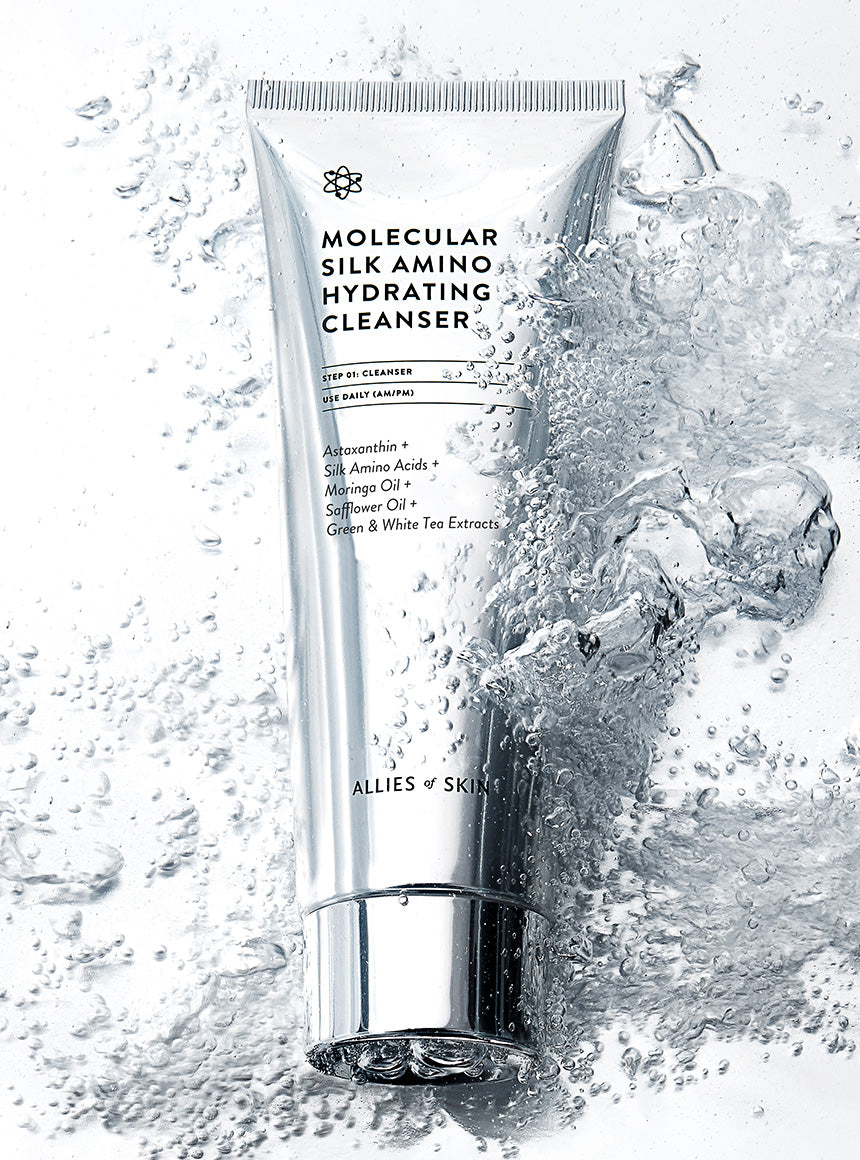 Molecular Silk Amino Hydrating Cleanser. Allies of Skin. Official Stockist. Worldwide shipping. Medical-grade skincare. The M-ethod Aesthetics