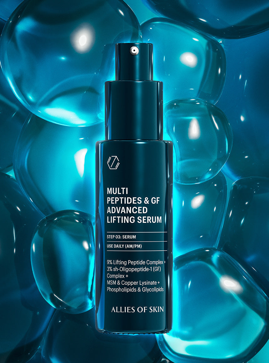 Multi Peptides & GF Advanced Lifting Serum Allies of Skin. The M-ethod Aesthetics. Worldwide Delivery.