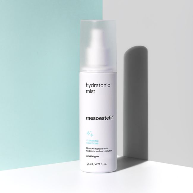 Mesoestetic Hydratonic Mist. Official Stockist. Worldwide shipping. Medical-grade skincare. The M-ethod Aesthetics