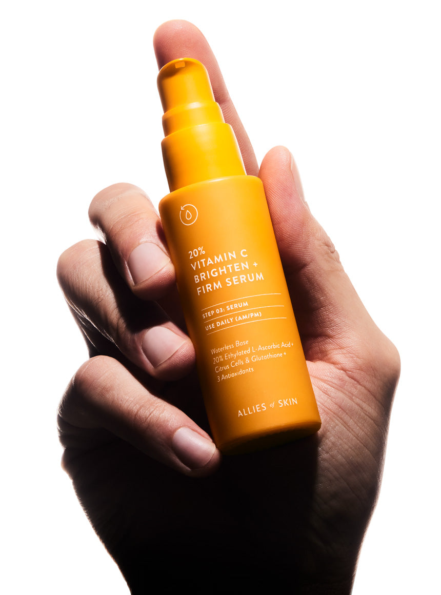 20% Vitamin C Brighten + Firm Serum Allies of Skin. The M-ethod Aesthetics. Worldwide Delivery.