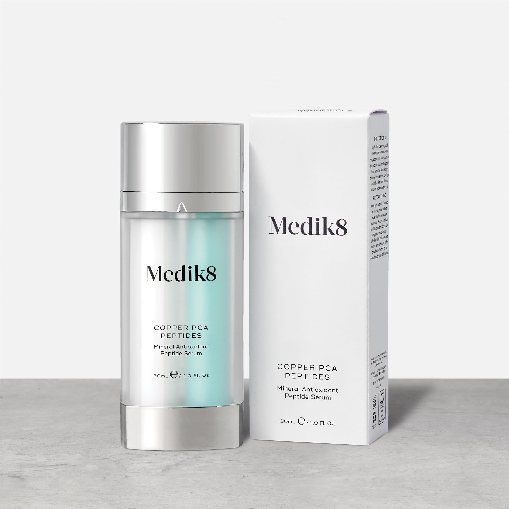 Copper PCA Peptides™ MEDIK8 Official Stockist. Worldwide shipping. Medical-grade skincare. The M-ethod Aesthetics