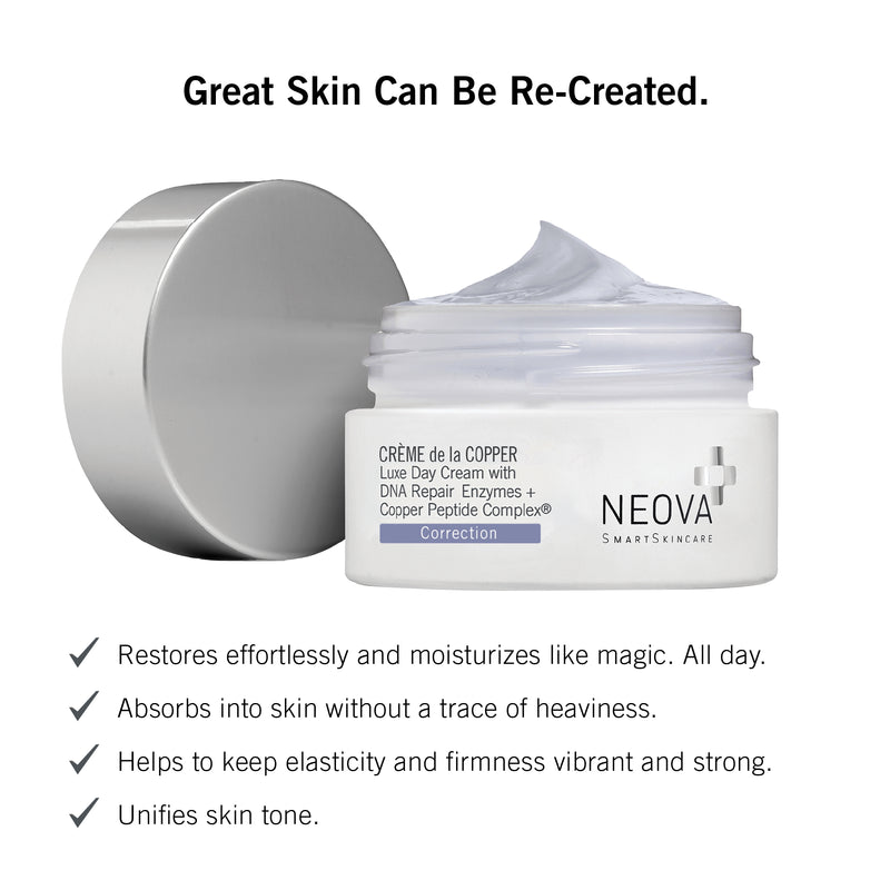 CRÈME de la COPPER. NEOVA SmartSkincare. The M-ethod Aesthetics. Worldwide Shipping.