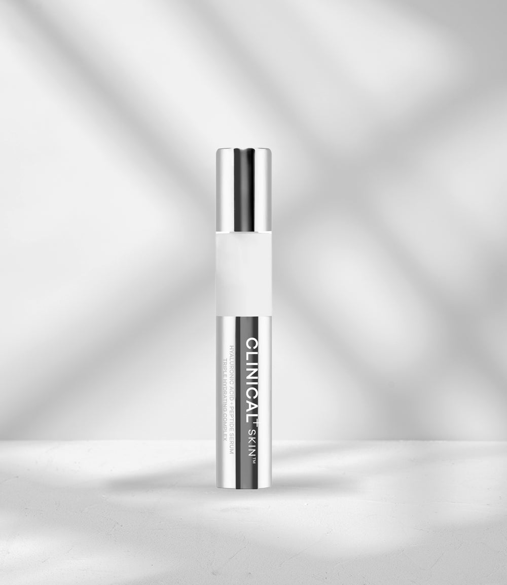 Hyaluronic Acid + Peptide Serum. Clinical Skin. Worldwide international shipping. Official stockist. The M-ethod Aesthetics.