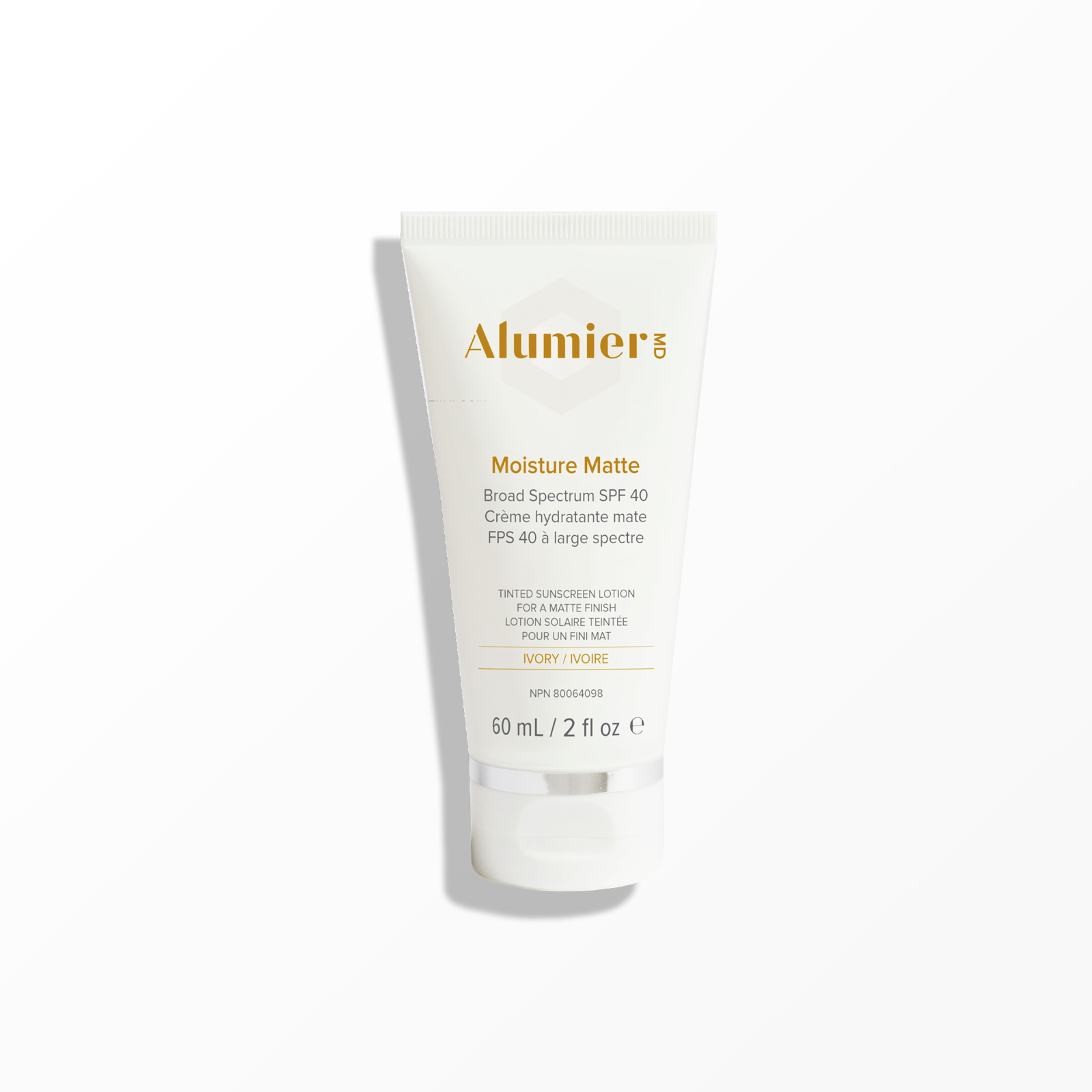 Moisture Matte Broad Spectrum Sunscreen SPF40 Ivory. AlumierMD Official Stockist. Worldwide shipping. Medical-grade skincare. The M-ethod Aesthetics