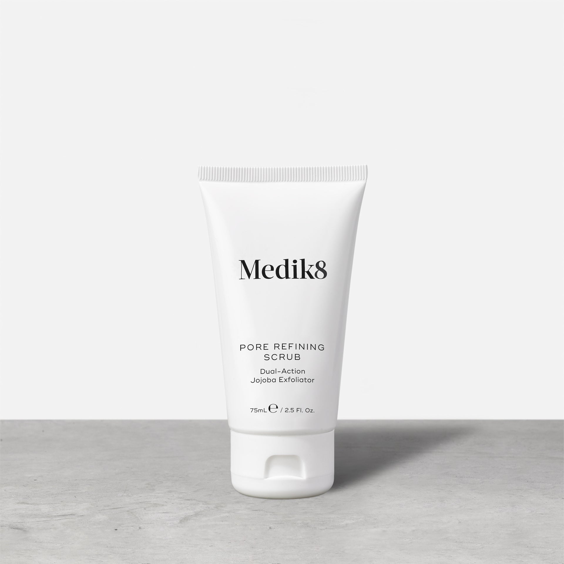 Pore Refining Scrub™ MEDIK8 Official Stockist. Worldwide shipping. Medical-grade skincare. The M-ethod Aesthetics