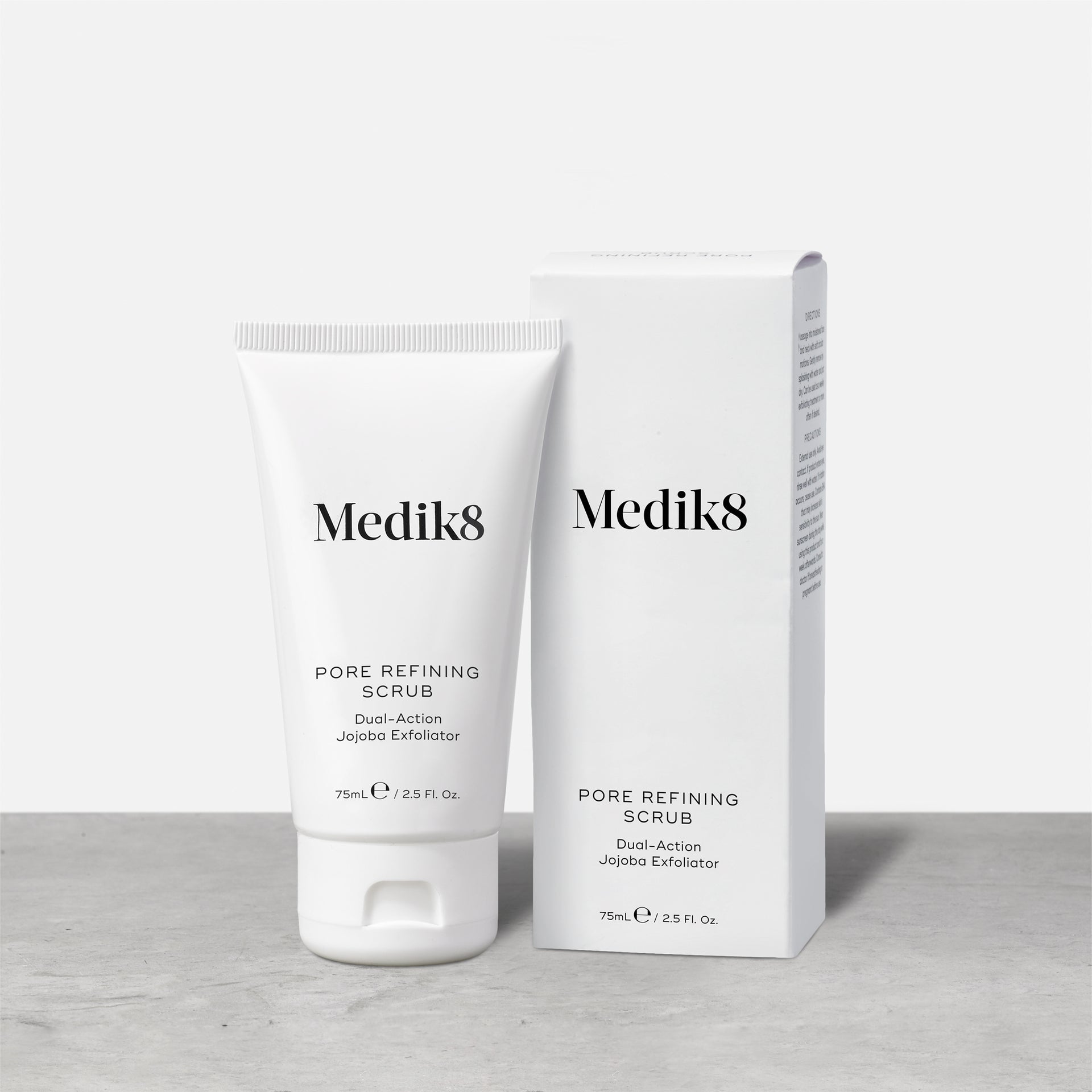 Pore Refining Scrub™ MEDIK8 Official Stockist. Worldwide shipping. Medical-grade skincare. The M-ethod Aesthetics