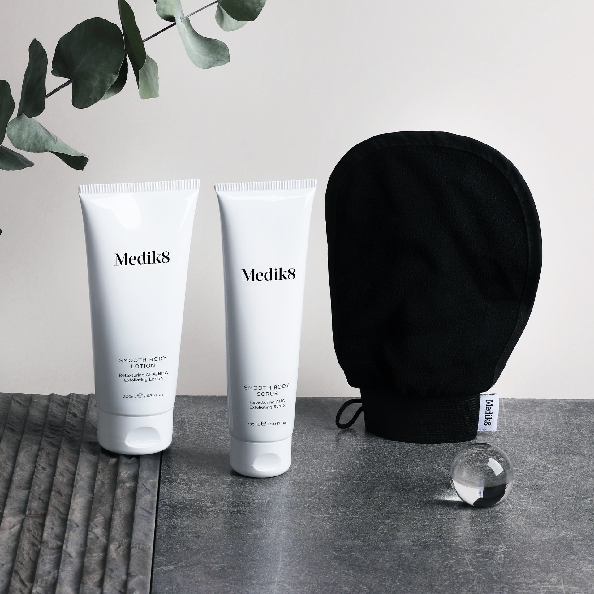 Smooth Body Exfoliating Kit™ MEDIK8 Official Stockist. Worldwide shipping. Medical-grade skincare. The M-ethod Aesthetics