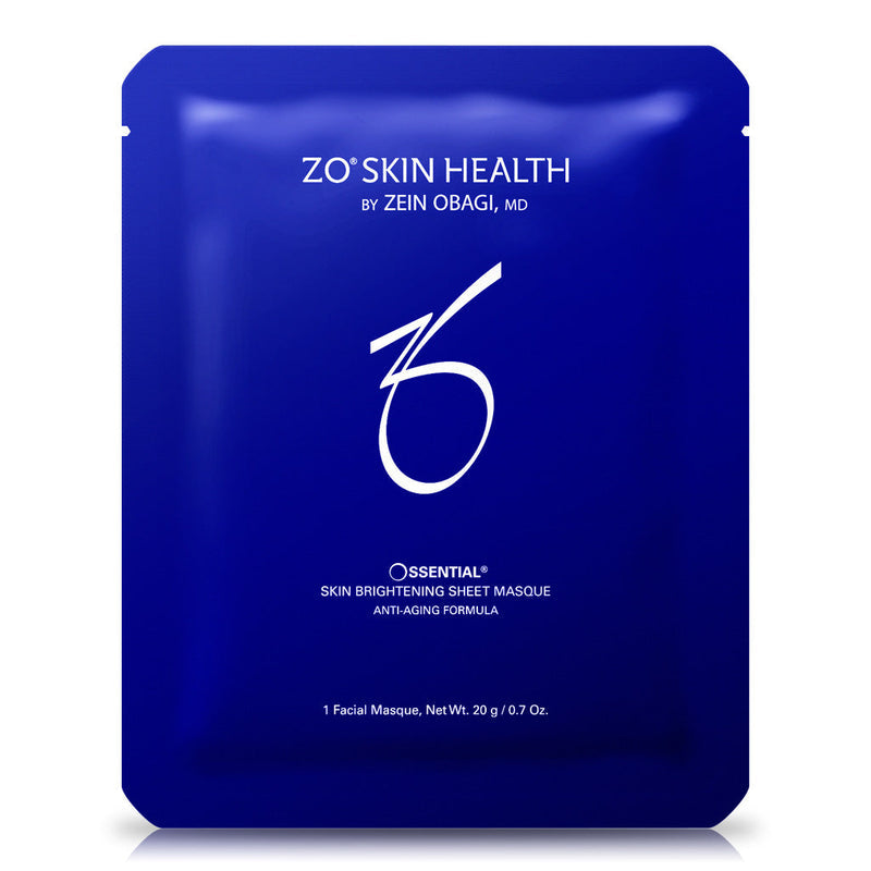 Ossential Brightening Sheet Masques (Pack of 5) ZO Skin Health. Official Stockist. Worldwide shipping. Medical-grade skincare. The M-ethod Aesthetics