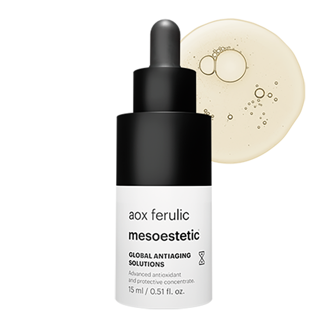 Mesoestetic AOX ferulic. Official Stockist. Worldwide shipping. Medical-grade skincare. The M-ethod Aesthetics