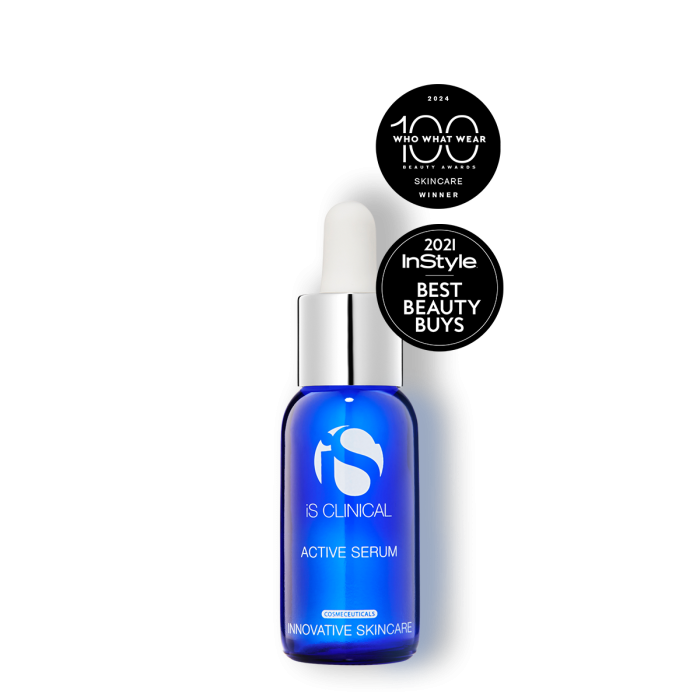 Active Serum. iS Clinical. Official Stockist. Worldwide shipping. Medical-grade skincare. The M-ethod Aesthetics