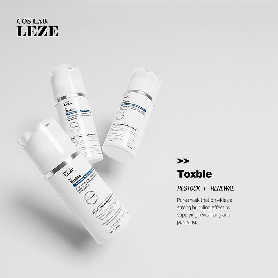 Toxble Pore Mask. Coslab Leze Korean Mediceuticals. The M-ethod Aesthetics. Worldwide Shipping.