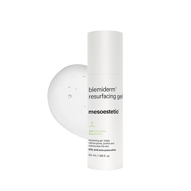 Mesoestetic Blemiderm Resurfacing Gel. Official Stockist. Worldwide shipping. Medical-grade skincare. The M-ethod Aesthetics