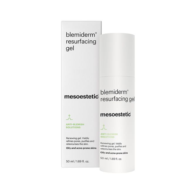 Mesoestetic Blemiderm Resurfacing Gel. Official Stockist. Worldwide shipping. Medical-grade skincare. The M-ethod Aesthetics