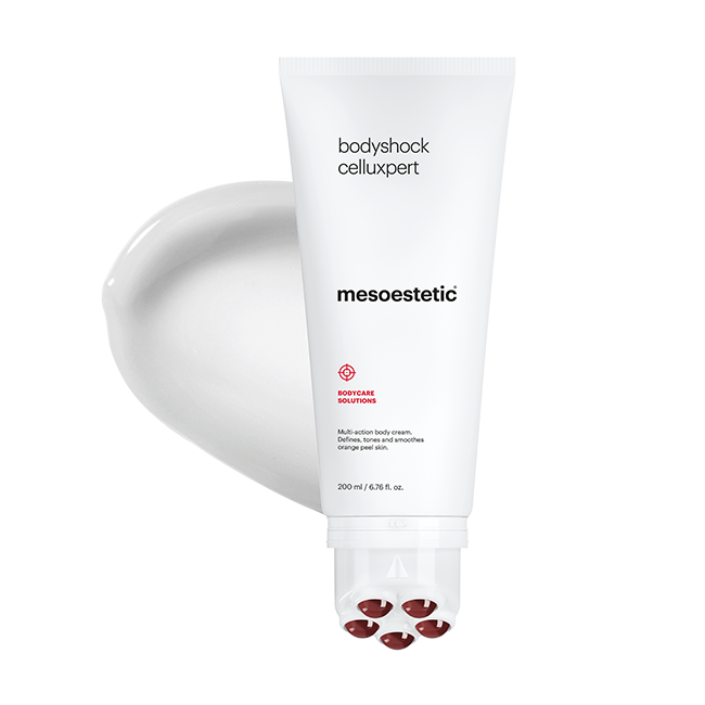 Mesoestetic Bodyshock Celluxpert. Official Stockist. Worldwide shipping. Medical-grade skincare. The M-ethod Aesthetics