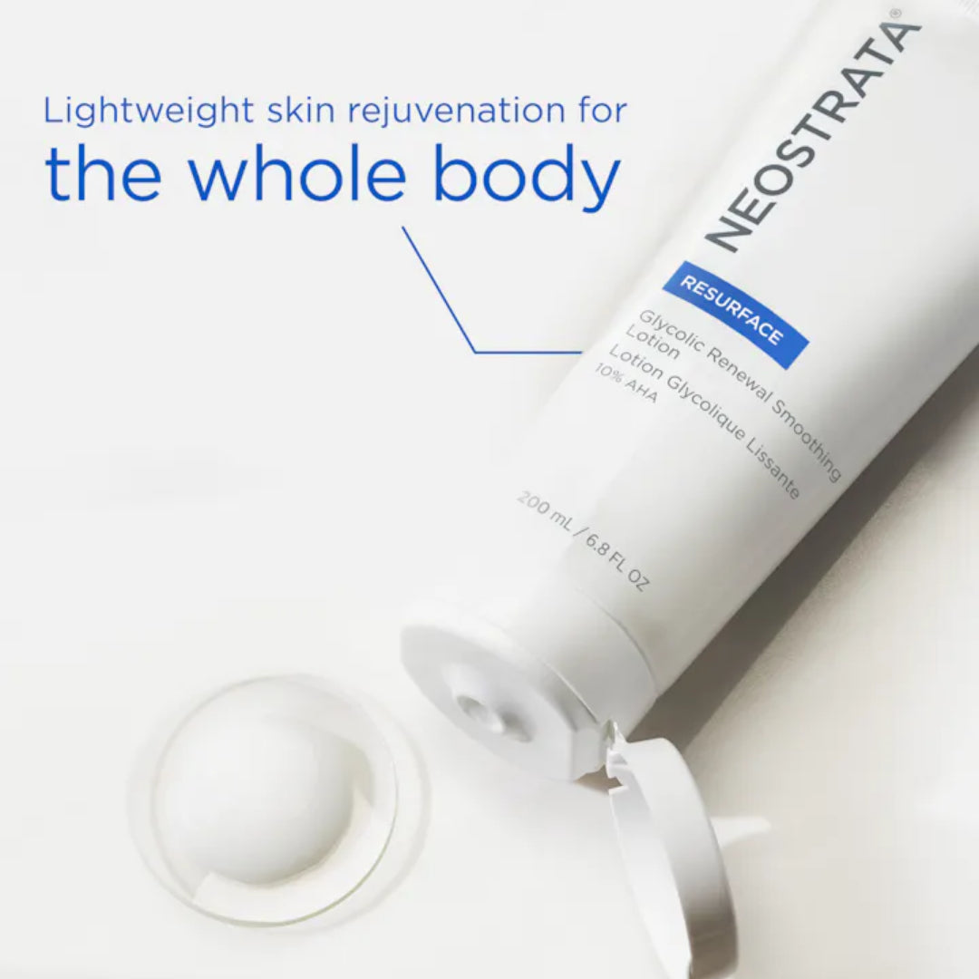 RESURFACE Glycolic Renewal Smoothing Lotion NEOSTRATA. Official Stockist. Worldwide shipping. Medical-grade skincare. The M-ethod Aesthetics