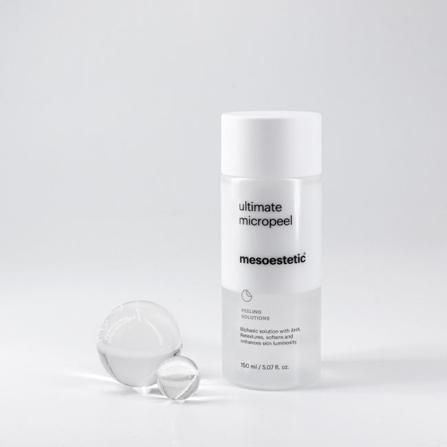 Mesoestetic Ultimate Micropeel. Official Stockist. Worldwide shipping. Medical-grade skincare. The M-ethod Aesthetics