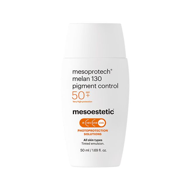 Mesoestetic Mesoprotech Melan SPF 130+ Pigment Control. Official Stockist. Worldwide shipping. Medical-grade skincare. The M-ethod Aesthetics