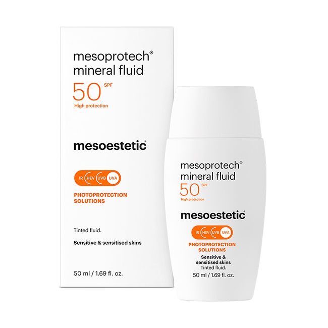 Mesoestetic Mesoprotech Mineral Fluid. Official Stockist. Worldwide shipping. Medical-grade skincare. The M-ethod Aesthetics