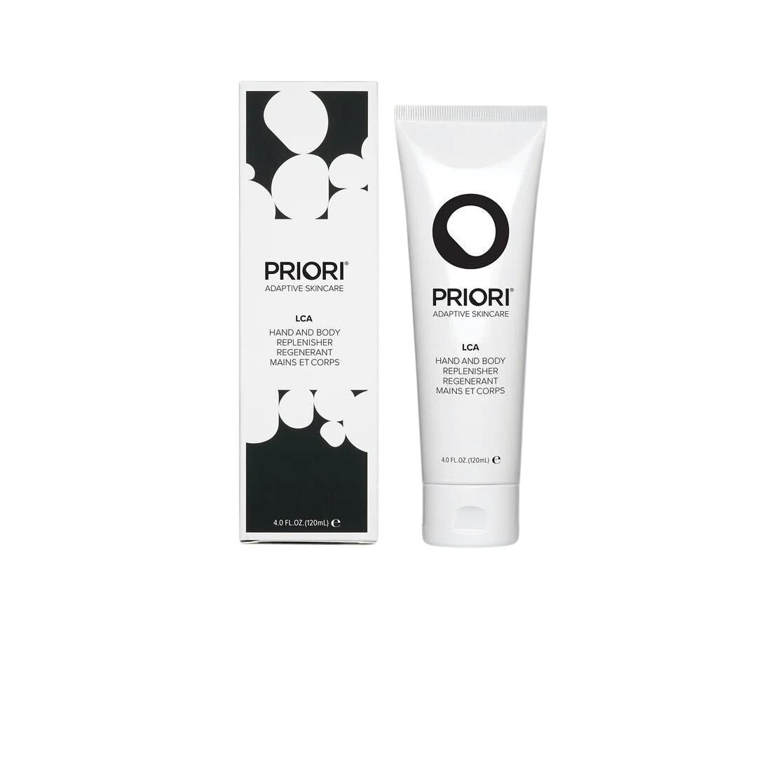 LCA Hand And Body Replenisher Priori Skincare Official Stockist. Worldwide shipping. Medical-grade skincare. The M-ethod Aesthetics