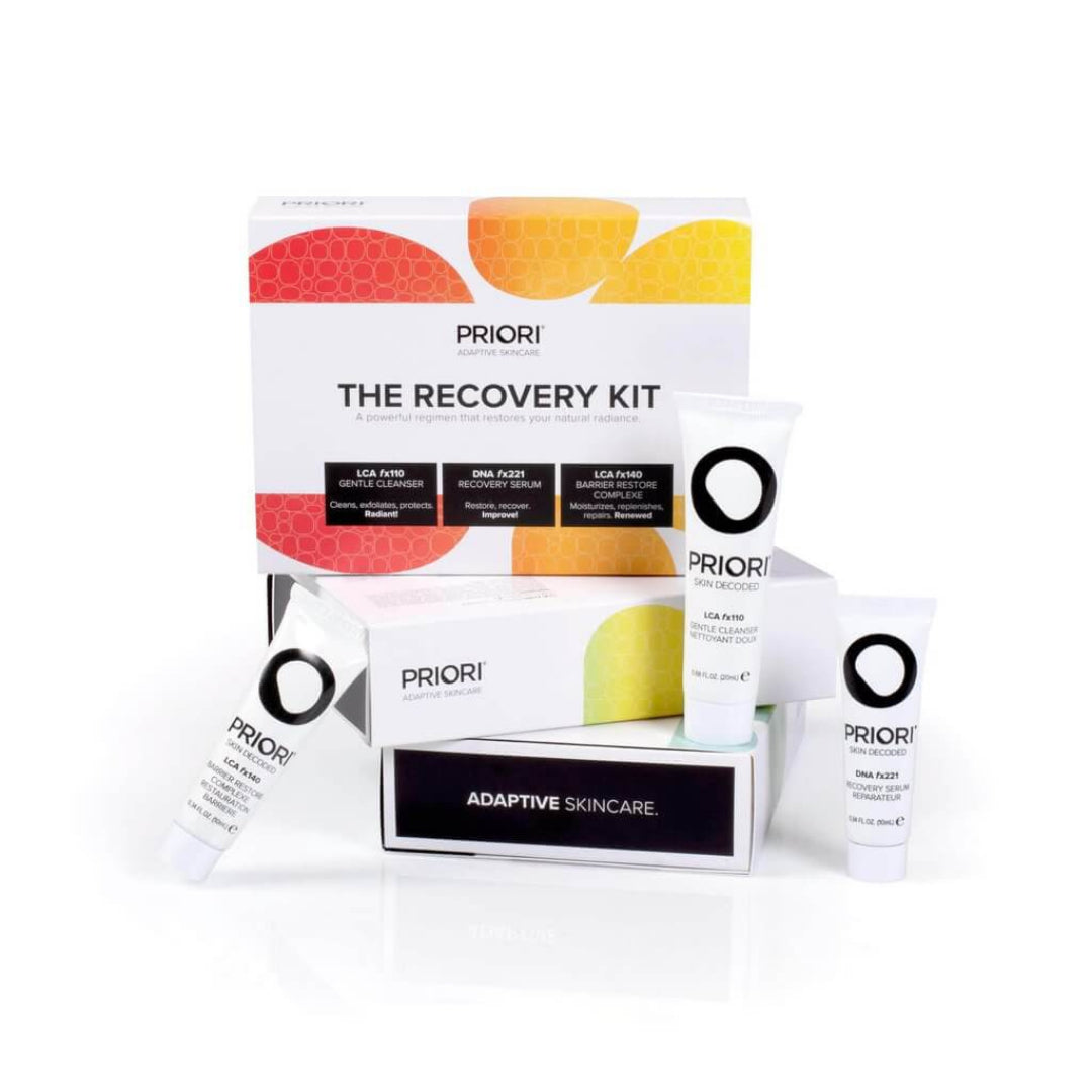 The Recovery Kit Priori Skincare Official Stockist. Worldwide shipping. Medical-grade skincare. The M-ethod Aesthetics