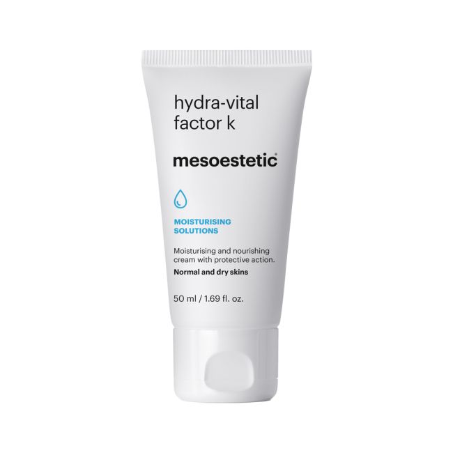 Mesoestetic Hydra-Vital Factor K. Official Stockist. Worldwide shipping. Medical-grade skincare. The M-ethod Aesthetics