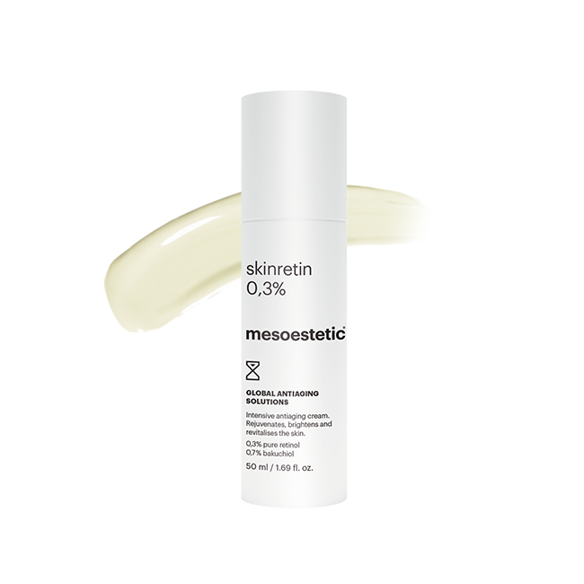 Mesoestetic Skinretin 0.3%. Official Stockist. Worldwide shipping. Medical-grade skincare. The M-ethod Aesthetics