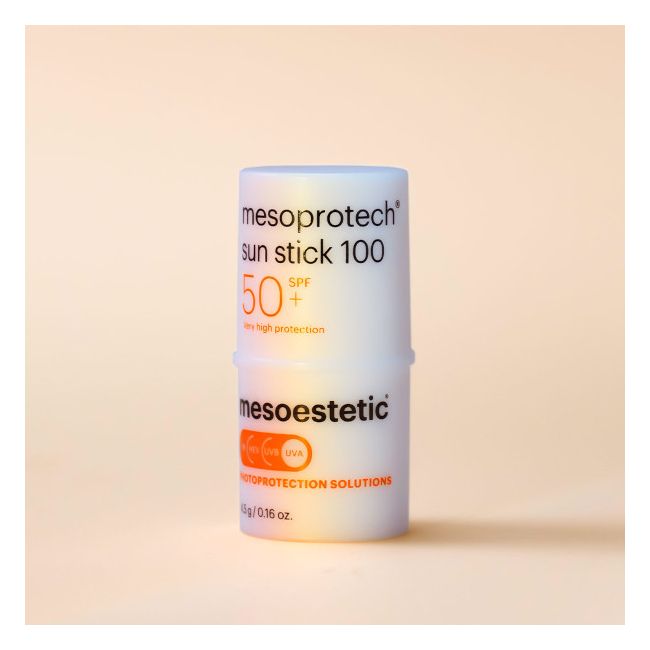 Mesoestetic Mesoprotech Sun Protective Repairing Stick SPF 100+. Official Stockist. Worldwide shipping. Medical-grade skincare. The M-ethod Aesthetics