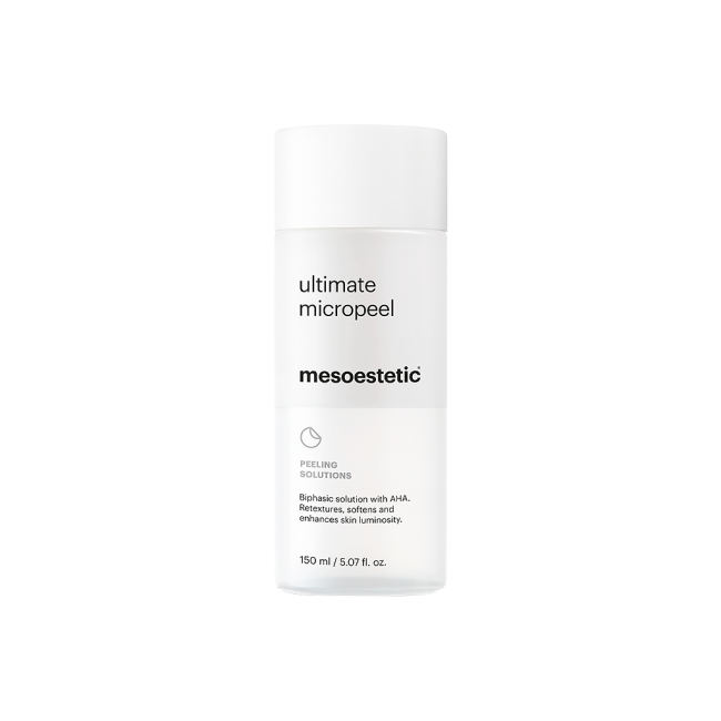 Mesoestetic Ultimate Micropeel. Official Stockist. Worldwide shipping. Medical-grade skincare. The M-ethod Aesthetics