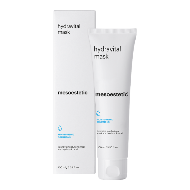 Mesoestetic Hydravital Mask. Official Stockist. Worldwide shipping. Medical-grade skincare. The M-ethod Aesthetics