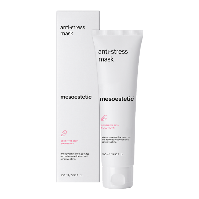 Mesoestetic Anti-Stress Mask. Official Stockist. Worldwide shipping. Medical-grade skincare. The M-ethod Aesthetics