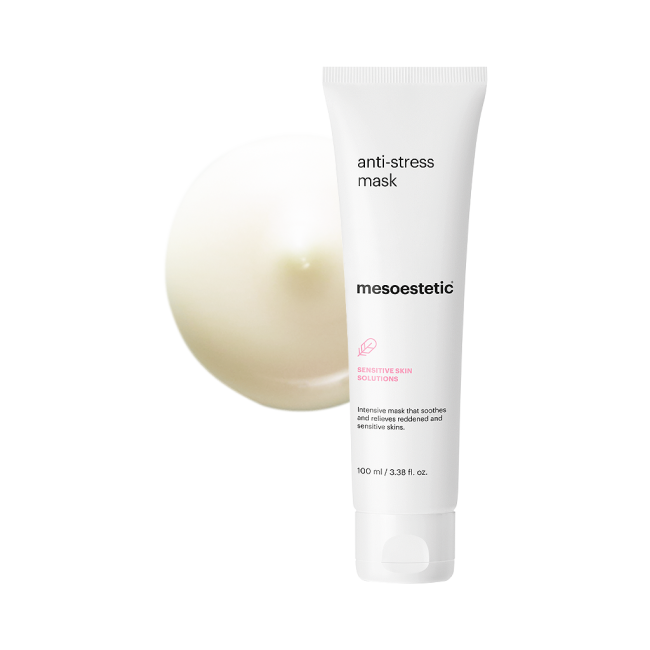 Mesoestetic Anti-Stress Mask. Official Stockist. Worldwide shipping. Medical-grade skincare. The M-ethod Aesthetics