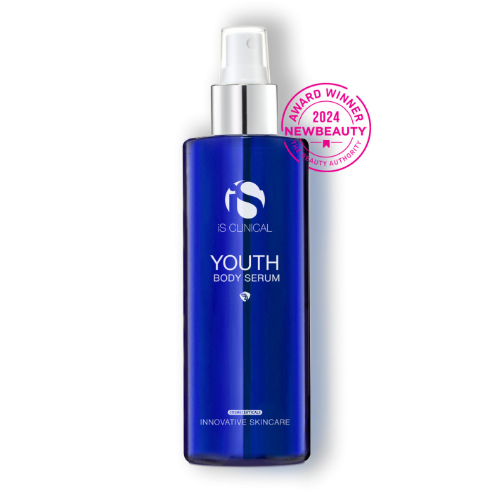 Youth Body Serum. iS Clinical. Official Stockist. Worldwide shipping. Medical-grade skincare. The M-ethod Aesthetics